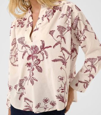 Part Two Womens Natale Blouse In Tawny Port