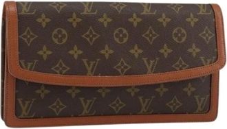 Louis Vuitton Pre-owned Clutches, female, Brown, Size: ONE SIZE Pre-owned Vintage Canvas Clutch