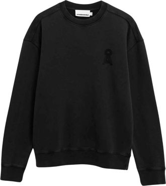 Armedangels Iconic &Aring; GMT DYE Sweatshirt - Heren - Sweatshirts - Zwart - M - Katoen - Hoodies & sweatvesten