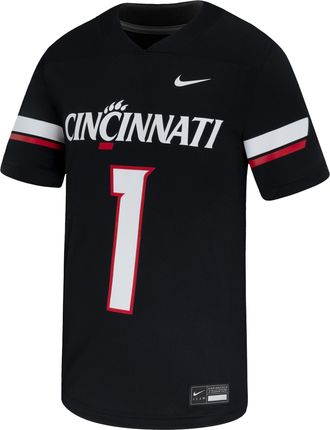 Nike Cincinnati Nike Mens College Football Replica Jersey in Black | P31811U371-BLK