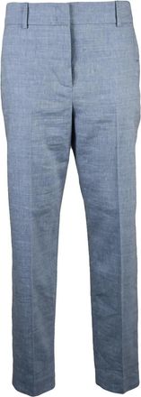 Eleventy Wool Linen Trousers - Light Blue