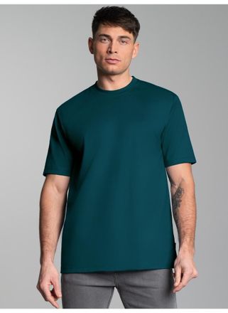 Trigema T-Shirt TRIGEMA TRIGEMA T-Shirt aus 100% Baumwolle, Herren, Gr. XXL, blau (saphir), 100% Baumwolle, Basic, Shirts T-Shirt