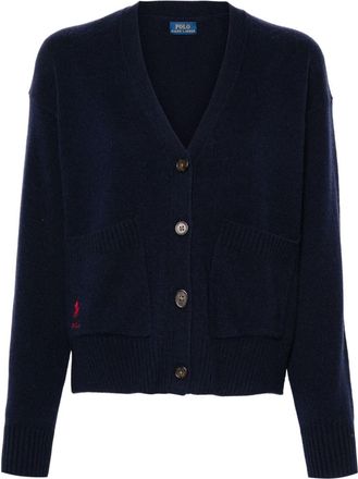 Polo Ralph Lauren Cardigan In Lana Con Spalla Scesa-Donna