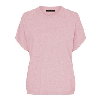 BTF-CPH Btfcph - Fijngebreid Kasjmier T-shirt - Dames - Truien - Roze - Maat: XS Kasjmier