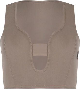 Pinko Neckline Crop Top