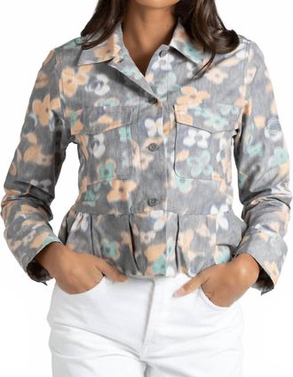 Odeeh Chin&eacute; Flowers Jacket In Multicolor