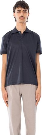 Daniele Fiesoli Filo Scozia Poloshirt - Heren - Polos - Grijs - 3XL - Denim - Tops
