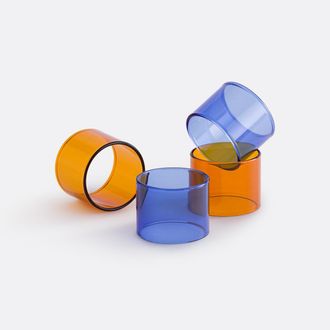 La Redoute Interieurs Set van 4 borosilicaat glazen servetringen, ORYN