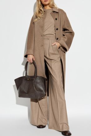 Max Mara Creased Trousers Zulia, Womens, Beige