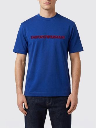 Emporio Armani T-shirt in cotone con logo Emporio Armani