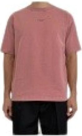 Dr&ocirc;le de Monsieur T-Shirt Classic Slogan - - Tops - Uomo - Rosa - S