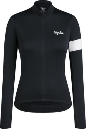 Rapha Core Thermal Long Sleeve Jersey Velotrikot f&uuml;r Damen | schwarz