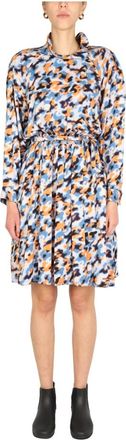 Kenzo Blurred Flowers Dress - Dames - Shirt Kleedjes - Veelkleurig - XS - Kleedjes
