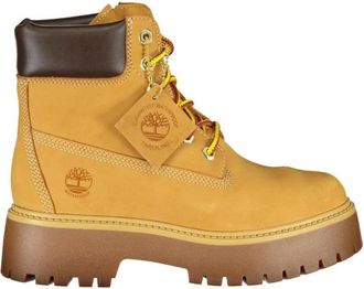 Timberland Stivaletti in pelle con tacco largo - - Shoes - Donna - Marrone - 36 EU