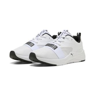 Puma Sneaker PUMA SOFTRIDE WIRED 2, Damen, Gr. 42,5, schwarz-weiss (puma wei&szlig;, puma schwarz), Textil, Schuhe Sneaker