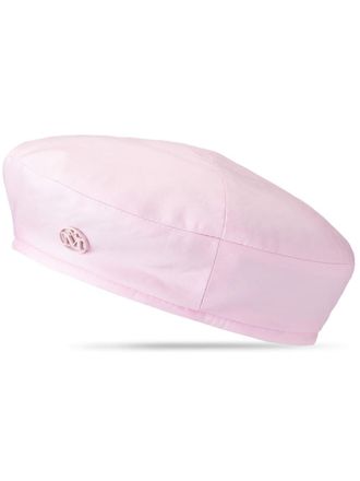 Maison Michel Basco New Billy con placca logo - Rosa