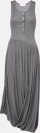 Xu Zhi Abito midi in jersey