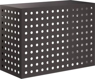 vidaXL Funda Para Aire Acondicionado Negro 110 X 50 X 80 Cm Acero Vidaxl