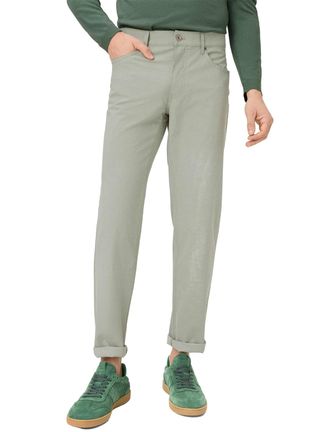 Brax Pantalon 5-pocket Brax lichtgroen katoen