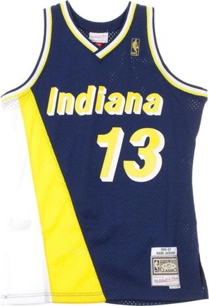Mitchell & Ness Vintage NBA Swingman Jersey Mark Jackson - Heren - Fitness - Blauw - S - Fitness