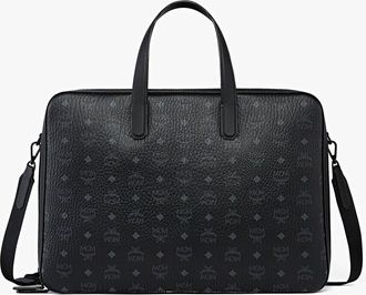 MCM Ottomar Garment Bag in Visetos in Black at Nordstrom