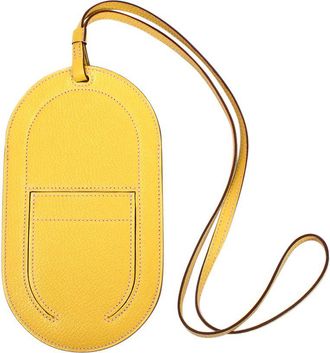 Herm&egrave;s Yellow In-the-Loop Phone To Go Pouch