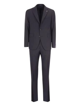 Tagliatore single-breasted wool suit - Blue