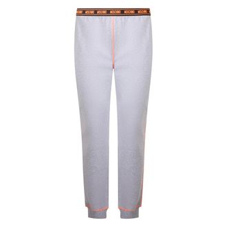 Moschino Light Cotton Trousers - female - Moschino - Sweatpants - Gray - L - Trousers