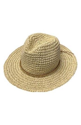 MARCUS ADLER Straw Panama in Natural at Nordstrom Rack