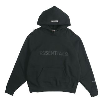 Fear of God SS20 Logo Hoodie Black FOG-SS20-402