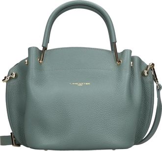 Lancaster Foulonn&eacute; Double Louisa - Dames - Handtassen - Groen - ONE Size - Leer - Tassen
