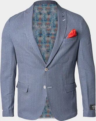 Maceoo Men & apos;s Descartes Micro-Geometric Unconstructed Blazer