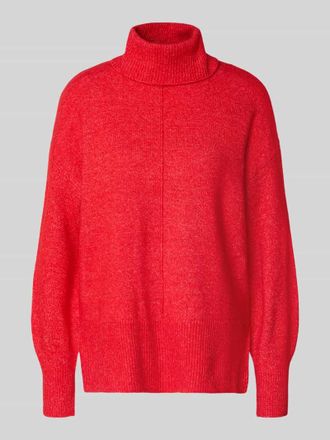 Pieces Regular Fit Rollkragenpullover mit Wollanteil Modell MALOU in Rot, Größe XS