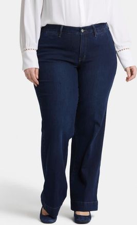 NYDJ Teresa Wide Leg Trouser Jeans in Burbank Wash at Nordstrom, Size 14W