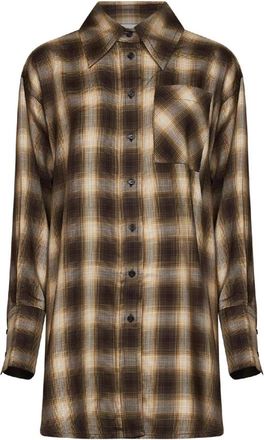 Co Co Shirts - Dames - Overhemden - Bruin - M - Overhemden