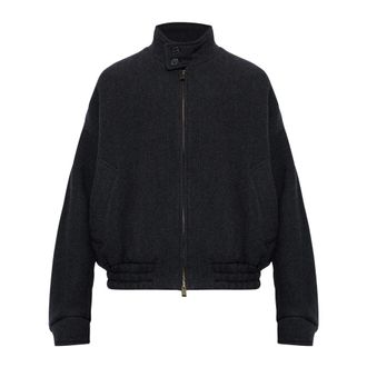 Darkpark Wool Bomber Jacket - Heren - Bomber jackets - Grijs - L - Wol - Jassen