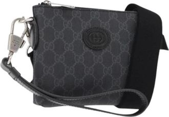 Gucci Pre-owned Cross Body Bags, female, Black, Size: ONE SIZE Pre-owned Cross Body Bag