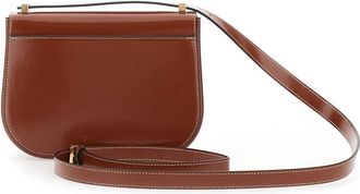 Ferragamo Womens Crossbody Bag Brown Leather Calf Shoulder