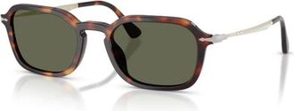 Persol Po 3381S Zonnebrillen - unisex - Zonnebrillen - Bruin - 54 MM - Leer - Accessoires