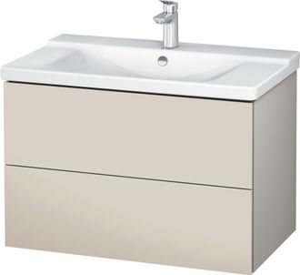 Duravit Duravit L-cube Mueble De Pared, Ancho 820mm, Profundidad 481, 2 Cajones, Se Ajusta A La Pared. Art&iacute;culo 233285, Color: Decoraci&oacute;n Topo - Lc624709191