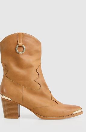Belle & Bloom Dallas Western Boot in Tan at Nordstrom, Size 10