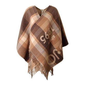 Liu Jo Bassersdorf Poncho - Dames - Jassen - Beige - Maat: ONE Size