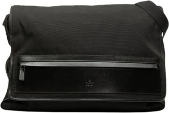 Gucci Pre-owned Crossbody Bag - Dames - Vintage Schoudertas - Zwart - ONE Size - Leer - Vintage
