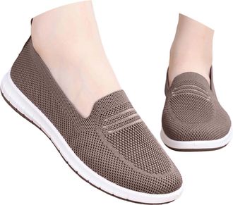 Generic Low Shoes Womens Knitted Shoes Classic Trainers Breathable Leisure Shoes Sport Wide Feet Trainers Slip On Sports Shoes Dirndl Shoes Traditional Shoes 