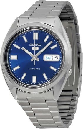 Seiko 5 Automatic Blue Dial Stainless Steel Mens Watch SNXS77