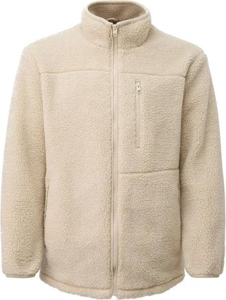 s.Oliver Zip-throughs - Heren - Sweatshirts & Hoodies - Beige - Maat: 4XL