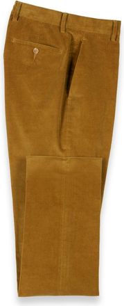 Paul Fredrick Cotton Stretch Corduroy Flat Front Pants