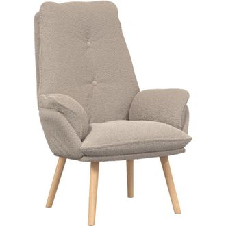 vidaXL Silla Relax Gris Claro 69 X 74 X 93 Cm Tela Vidaxl
