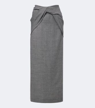 Tove Falda midi Hope de lana virgen