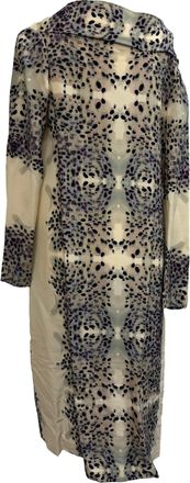Roland Mouret Printed Midi Dress in Multicolor Wool